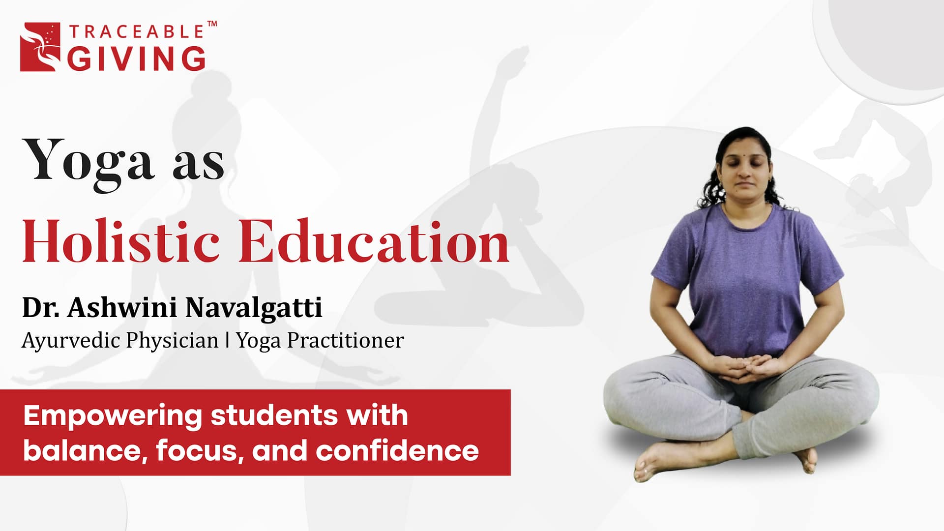 Volunteer Dr. Ashwini Navalgatti Yoga Practioner